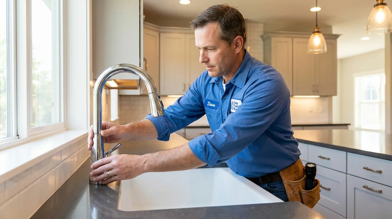 Kitchen faucet installation by Johns Plumbing LLC in Arapaho